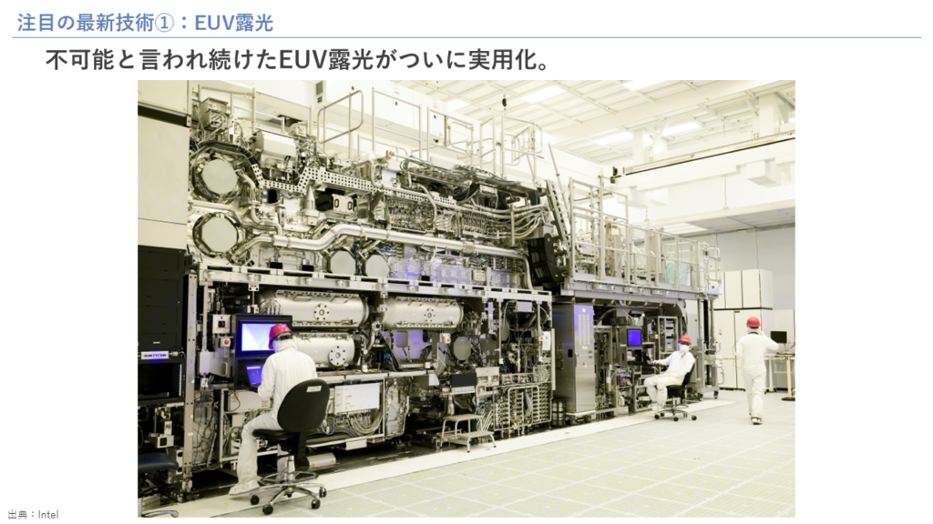 注目の最新技術①：EUV露光